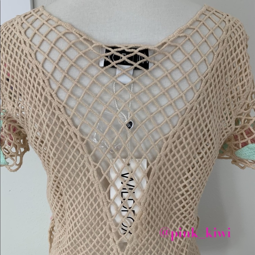 Wildfox Bloom Edita Crochet Top - Picture 15 of 17